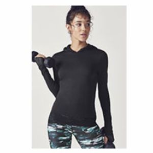 Fabletics Black Hoodie Sweatshirt